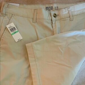 Izod Light Beige Casual Shorts
